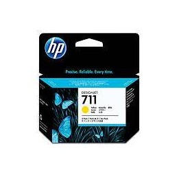 TUSZ ORYGINALNY HP711 3-PACK CZ136A YELLOW 3X29 ML