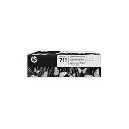ZESTAW DO WYMIANY GŁOWICY + 4 TUSZE CMYK ORYGINALNY HP711 C1Q10A CMYK 38 ML + 3 X 29 ML
