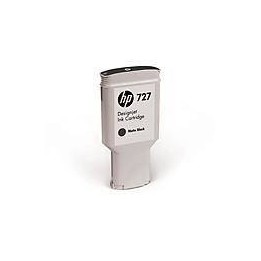 TUSZ ORYGINALNY HP727 C1Q12A MATTE CZARNY 300 ML
