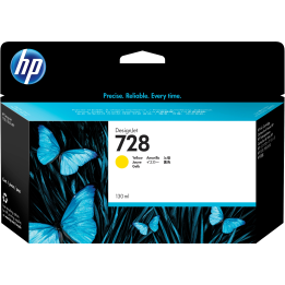 TUSZ ORYGINALNY HP728 F9J65A YELLOW 130 ML