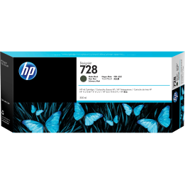 TUSZ ORYGINALNY HP728 F9J68A MATTE CZARNY 300 ML