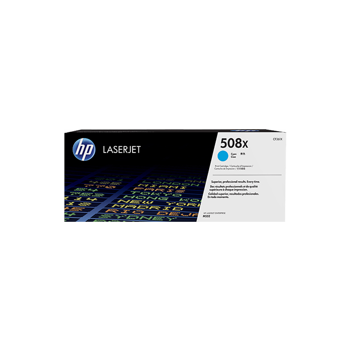 TONER ORYGINALNY HP508X CF361X CYAN 9500 STRON
