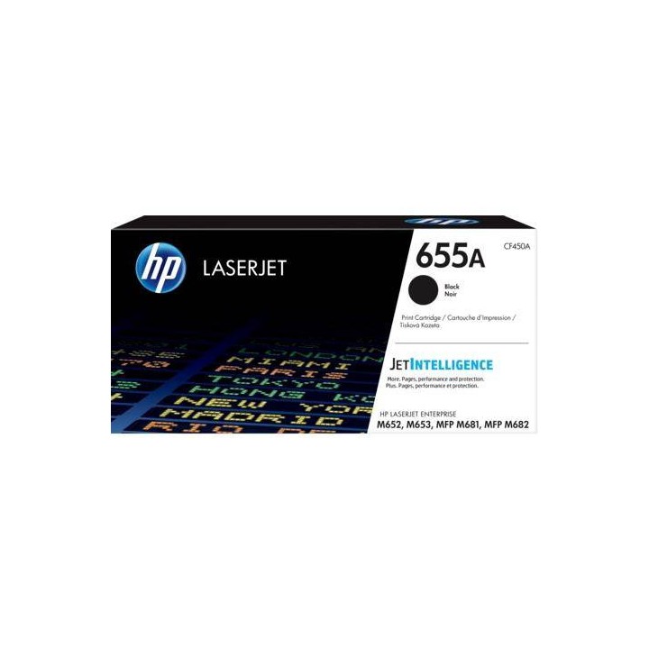 TONER ORYGINALNY HP655A CF450A CZARNY 12500 STRON