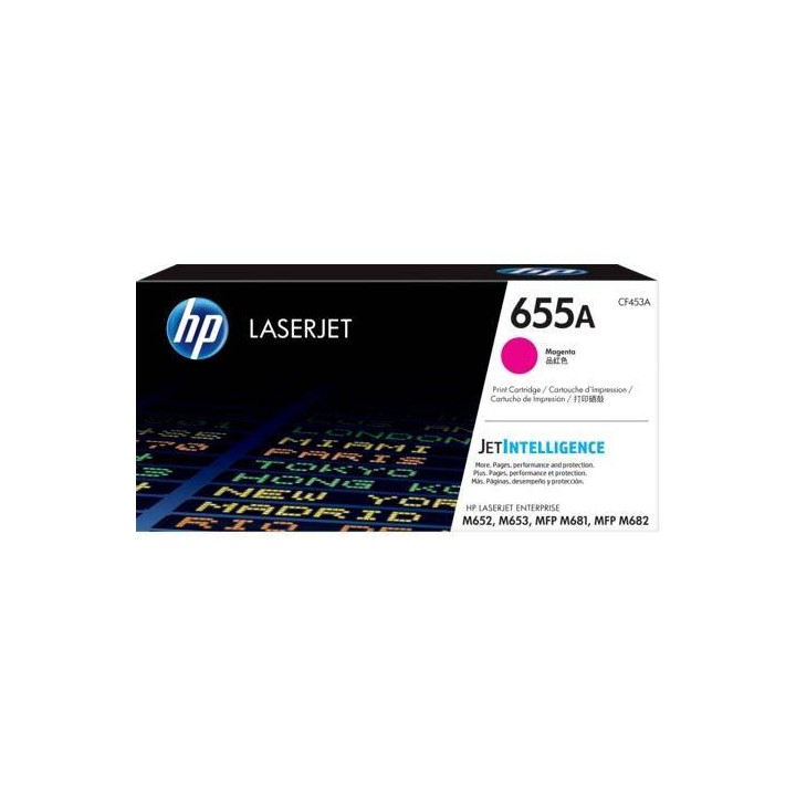 TONER ORYGINALNY HP655A CF453A MAGENTA 10500 STRON