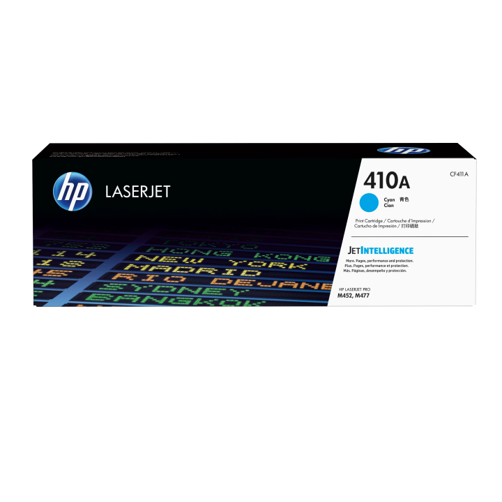 TONER ORYGINALNY HP410A CF411A CYAN 2300 STRON