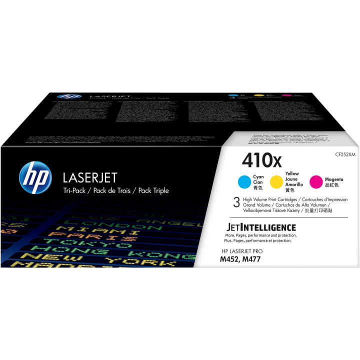 TONER ORYGINALNY HP410X CF252XM CMY 3*5000 STRON