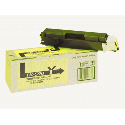 TONER ORYGINALNY KYOCERA TK590Y TK590Y1T02KVANL0 YELLOW 5000 STRON