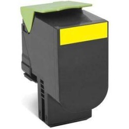TONER ORYGINALNY LEXMARK 80C2XYE YELLOW 4000 STRON