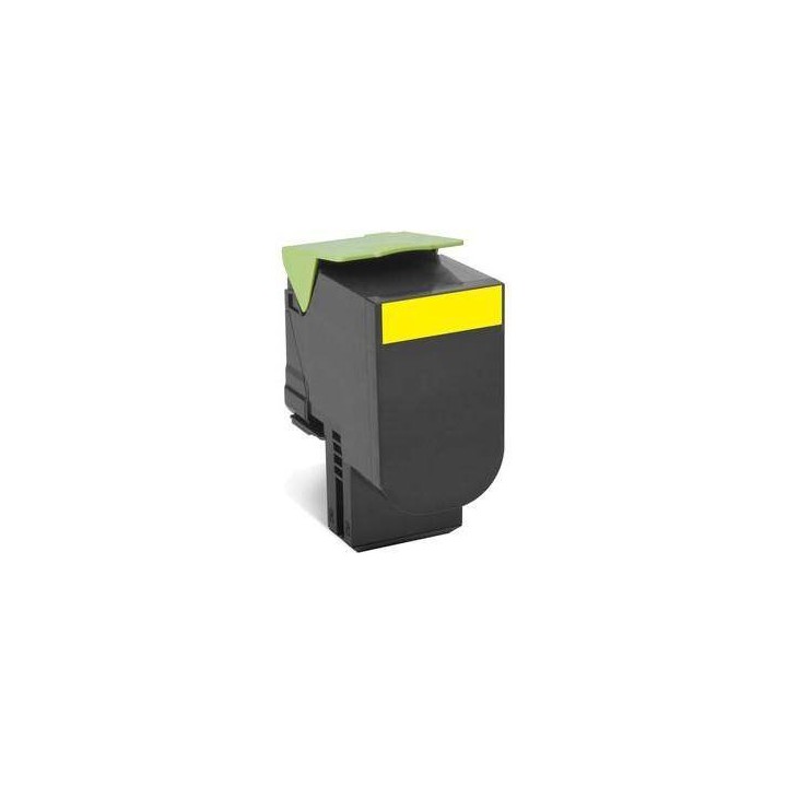 TONER ORYGINALNY LEXMARK 80C2XYE YELLOW 4000 STRON
