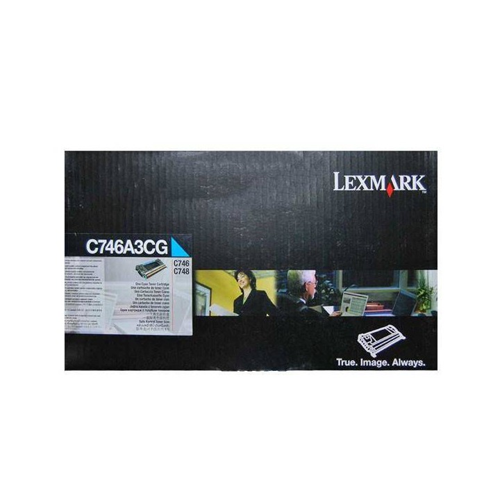 TONER ORYGINALNY LEXMARK C746A3CG CYAN 7000 STRON