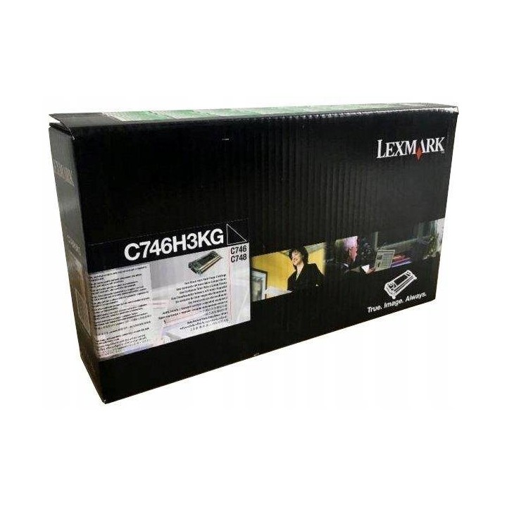 TONER ORYGINALNY LEXMARK C746H3KG CZARNY 12000 STRON