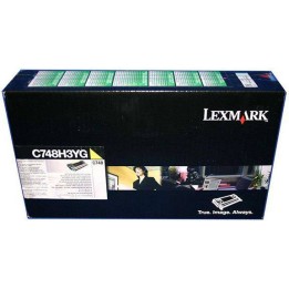 TONER ORYGINALNY LEXMARK C748H3YG YELLOW 10000 STRON