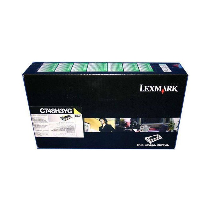 TONER ORYGINALNY LEXMARK C748H3YG YELLOW 10000 STRON