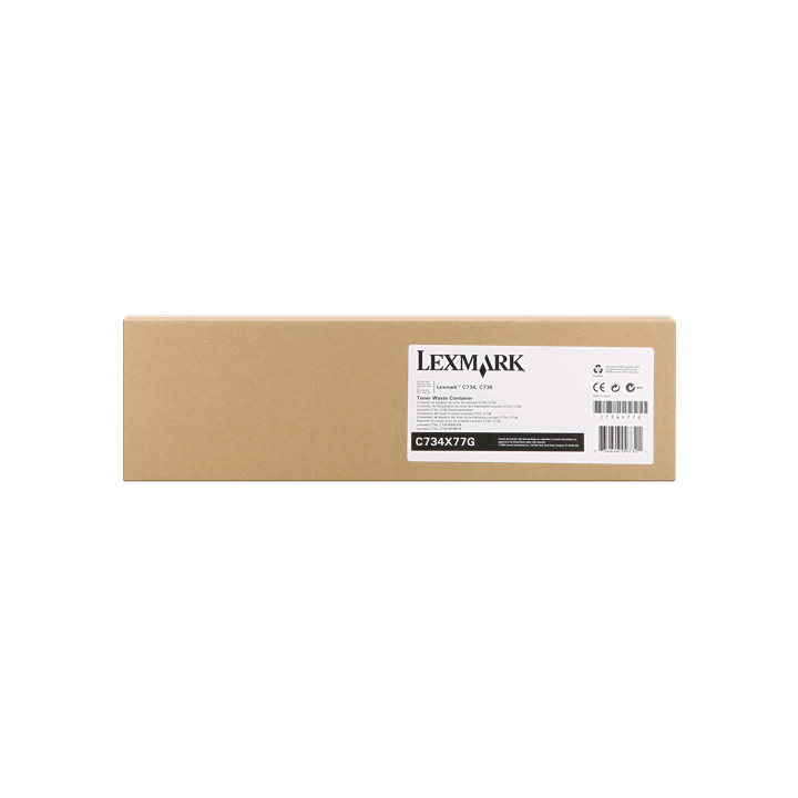 POJEMNIK NA ZUŻYTY TONER ORYGINALNY LEXMARK C734X77G 25000 STRON