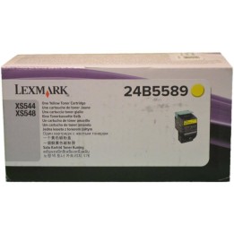 TONER ORYGINALNY LEXMARK 24B5589 YELLOW 3000 STRON