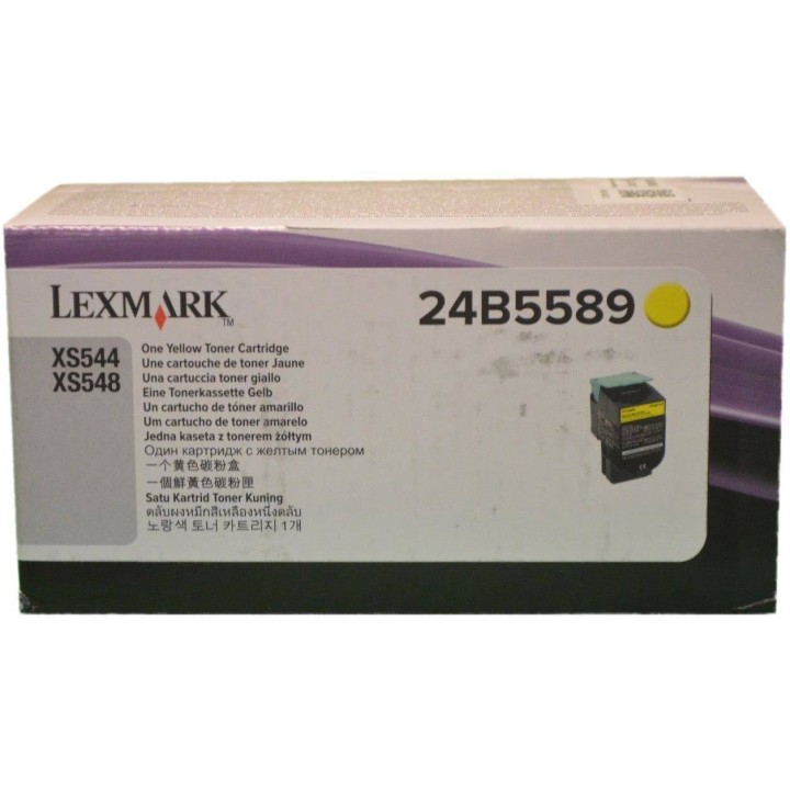 TONER ORYGINALNY LEXMARK 24B5589 YELLOW 3000 STRON