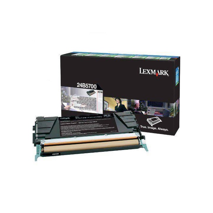 TONER ORYGINALNY LEXMARK 24B5700 CZARNY 12000 STRON