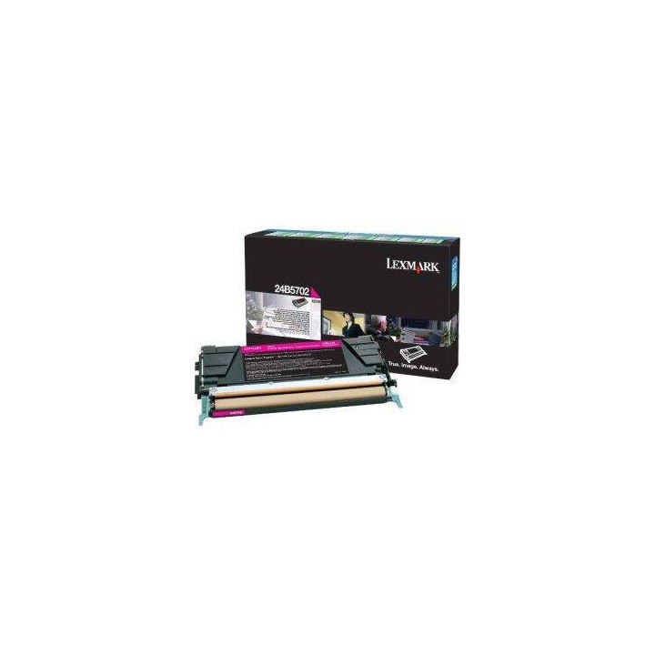 TONER ORYGINALNY LEXMARK 24B5702 MAGENTA 10000 STRON