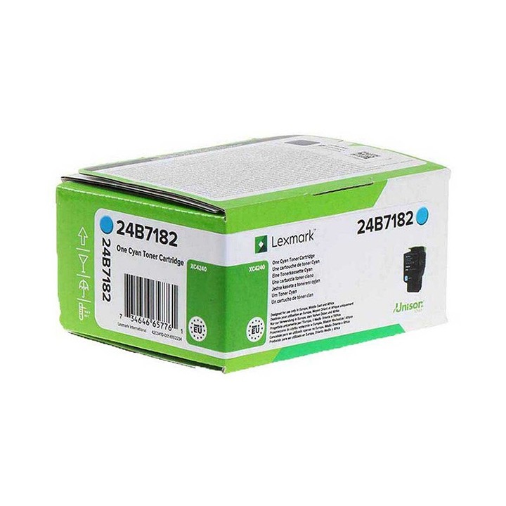 TONER ORYGINALNY LEXMARK 24B7182 CYAN 6000 STRON