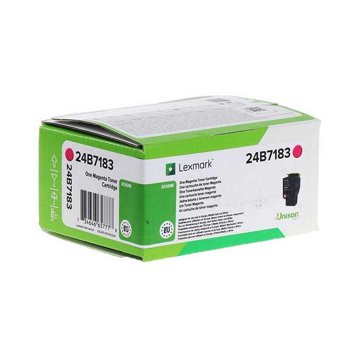 TONER ORYGINALNY LEXMARK 24B7183 MAGENTA 6000 STRON
