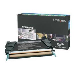 TONER ORYGINALNY LEXMARK C736H1KG CZARNY 12000 STRON