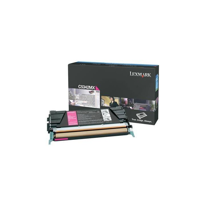 TONER ORYGINALNY LEXMARK C5342MX MAGENTA 7000 STRON