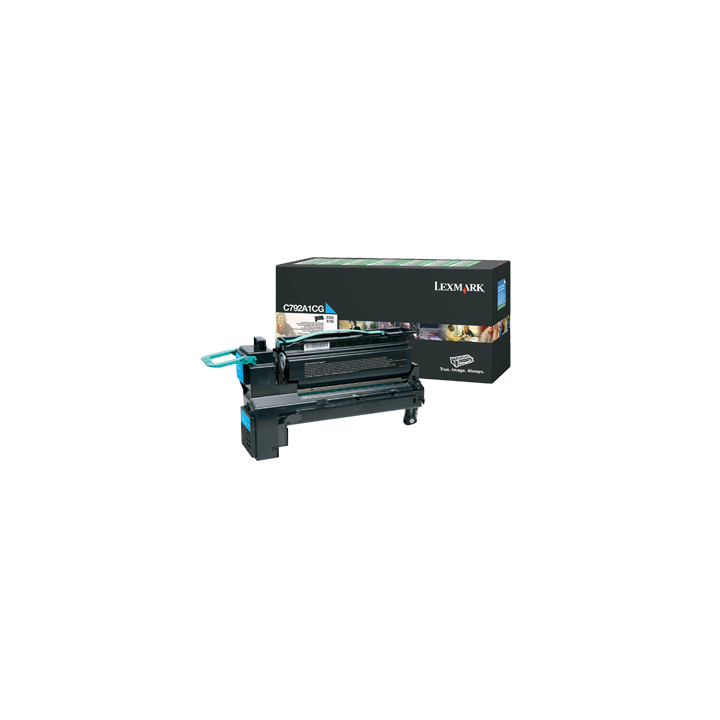 TONER ORYGINALNY LEXMARK C792A1CG CYAN 6000 STRON