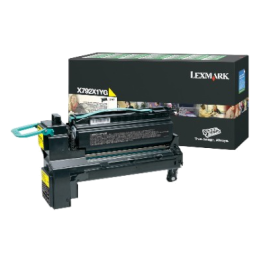 TONER ORYGINALNY LEXMARK X792X1YG YELLOW 20000 STRON