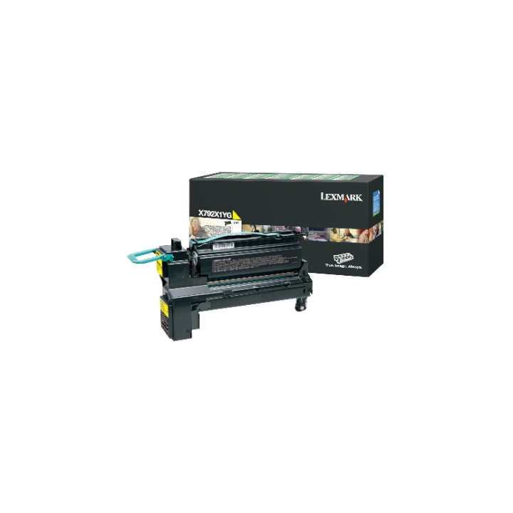 TONER ORYGINALNY LEXMARK X792X1YG YELLOW 20000 STRON