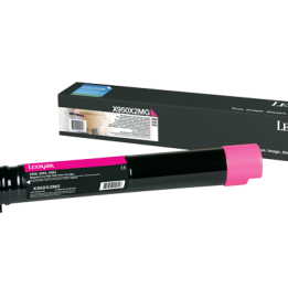 TONER ORYGINALNY LEXMARK X950X2MG MAGENTA 22000 STRON