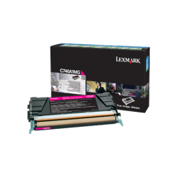 TONER ORYGINALNY LEXMARK C746A1MG MAGENTA 7000 STRON