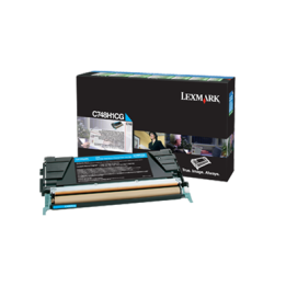 TONER ORYGINALNY LEXMARK C748H1CG CYAN 10000 STRON