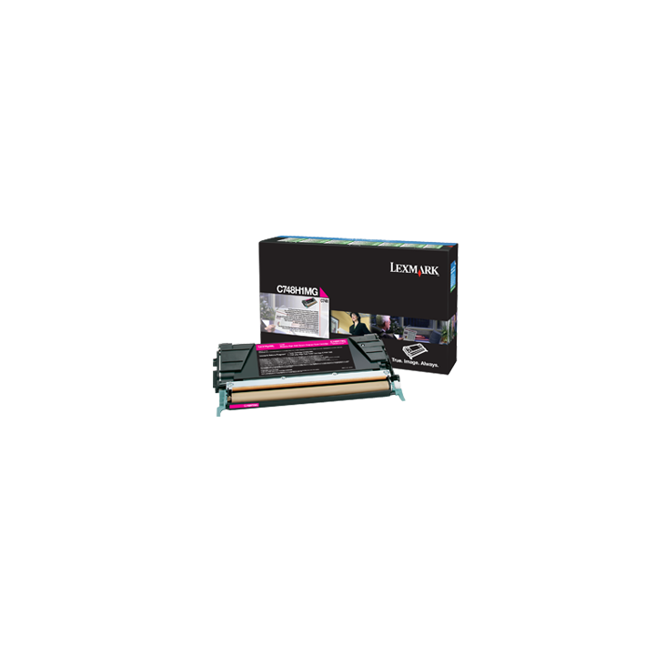 TONER ORYGINALNY LEXMARK C748H1MG MAGENTA 10000 STRON