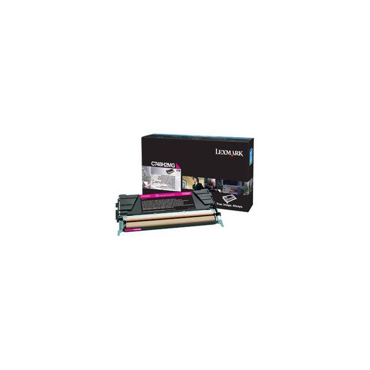 TONER ORYGINALNY LEXMARK C748H2MG MAGENTA 10000 STRON
