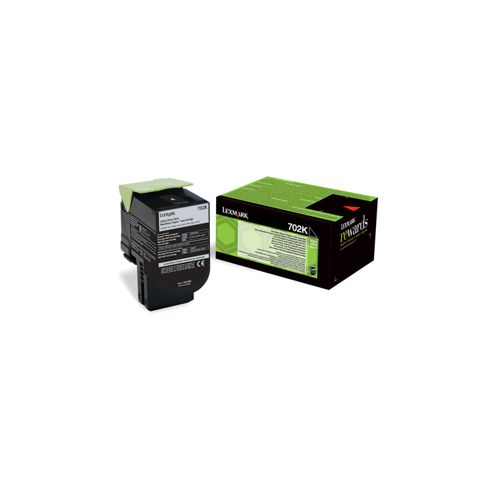 TONER ORYGINALNY LEXMARK 70C20K0 CZARNY 1000 STRON