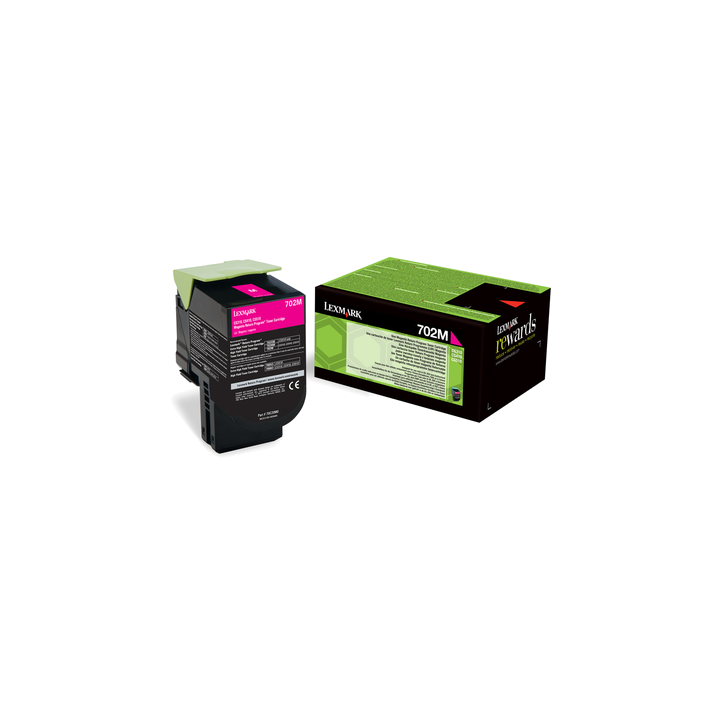 TONER ORYGINALNY LEXMARK 70C20M0 MAGENTA 1000 STRON