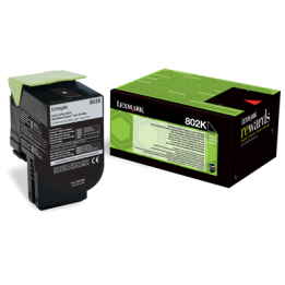 TONER ORYGINALNY LEXMARK 80C20K0 CZARNY 1000 STRON