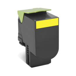 TONER ORYGINALNY LEXMARK 80C2XY0 YELLOW 4000 STRON