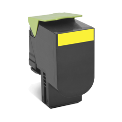 TONER ORYGINALNY LEXMARK 80C2XY0 YELLOW 4000 STRON