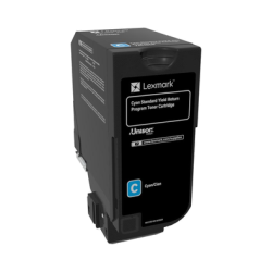 TONER ORYGINALNY LEXMARK 74C2SC0 CYAN 7000 STRON