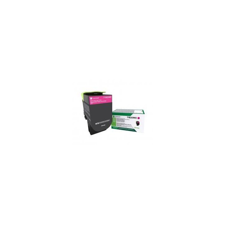 TONER ORYGINALNY LEXMARK 71B20M0 MAGENTA 2300 STRON