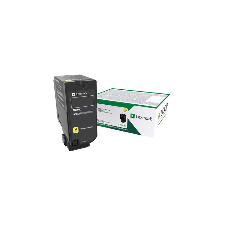 TONER ORYGINALNY LEXMARK 75B20Y0 YELLOW 10000 STRON