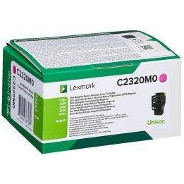 TONER ORYGINALNY LEXMARK C2320M0 MAGENTA 1000 STRON