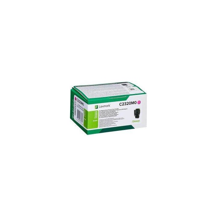 TONER ORYGINALNY LEXMARK C2320M0 MAGENTA 1000 STRON