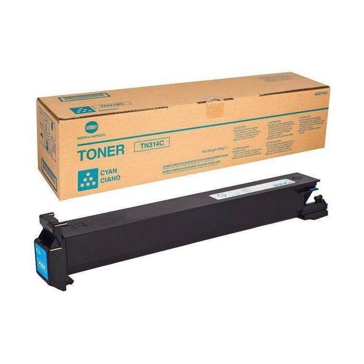 TONER ORYGINALNY MINOLTA TN314C A0D7451 CYAN 20000 STRON
