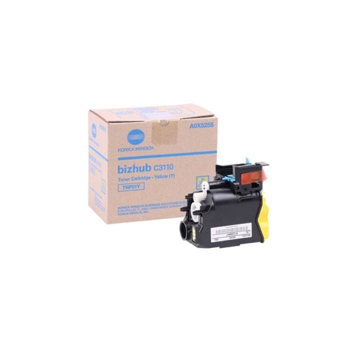 TONER ORYGINALNY MINOLTA TNP51Y A0X5255 YELLOW 15000 STRON