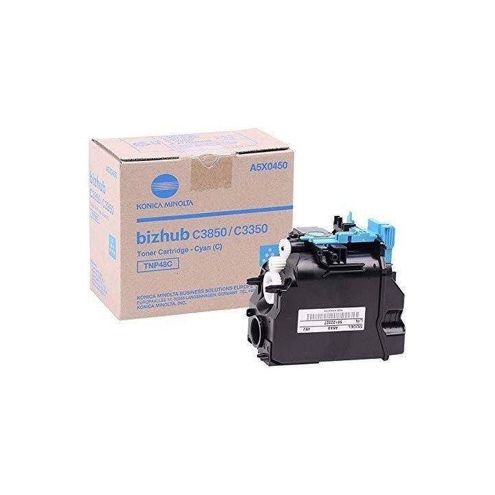 TONER ORYGINALNY MINOLTA TNP48C A5X0450 CYAN 10000 STRON