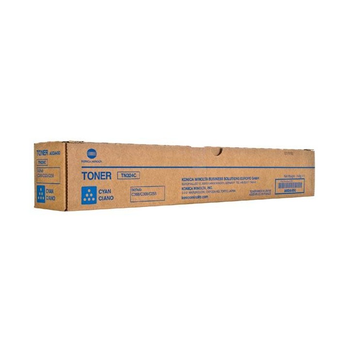 TONER ORYGINALNY MINOLTA TN324C A8DA450 CYAN 26000 STRON