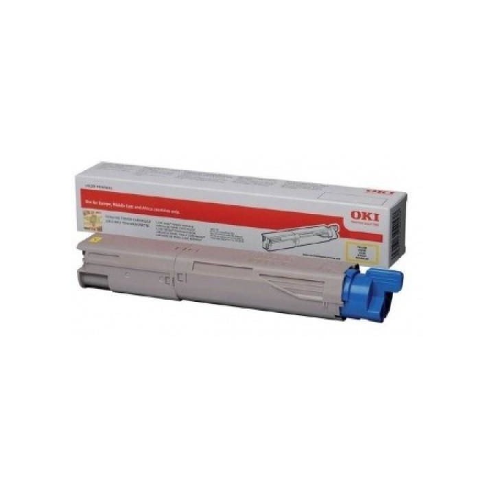 TONER ORYGINALNY OKI MC853/MC873-TY 45862837 YELLOW 7300 STRON