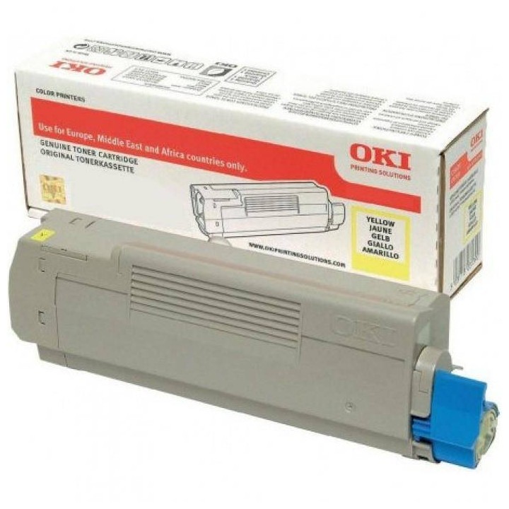 TONER ORYGINALNY OKI C332/MC363-TY 46508709 YELLOW 3000 STRON